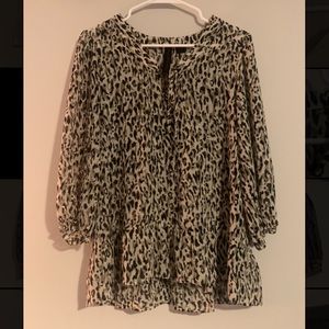 Elapsed Print Blouse